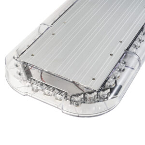 Close-up of Aegiswarn AW-819L durable aluminum light bar cover