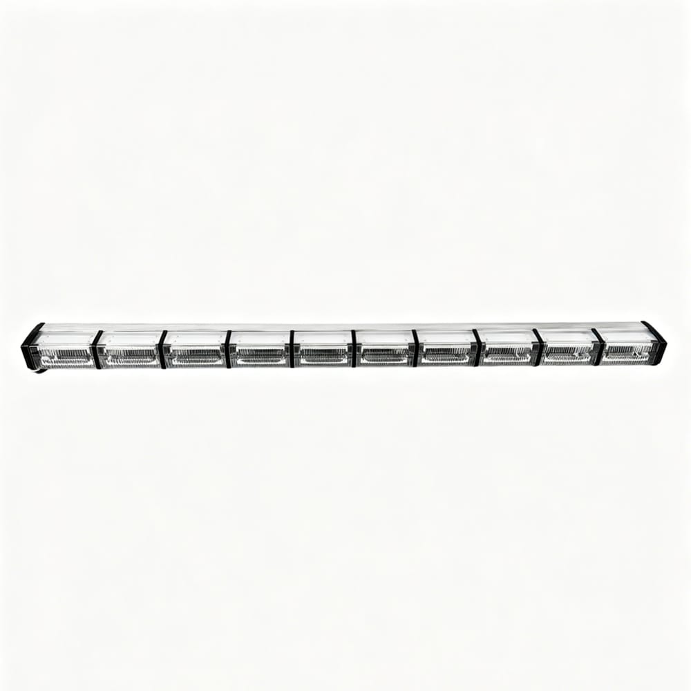 Clear Lens EMS LED Warning Lightbar, Clear Cover Rooftop Emergency LED Light Bar AW-4500Plus Aegiswarn main official product photo