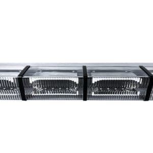 Clear Lens EMS LED Warning Lightbar, Internal SMD LED component close-up of AW-4500Plus Aegiswarn ambulance warning lightbar