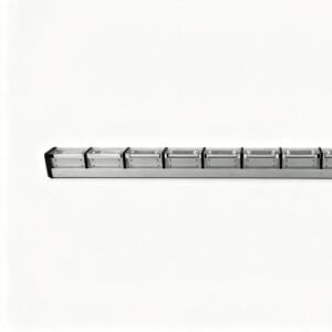 Clear Lens EMS LED Warning Lightbar, Full length clear housing emergency light bar AW-4500Plus Aegiswarn plain background real shot