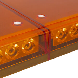 Close up of Aegiswarn AW 816L light bar LED lenses