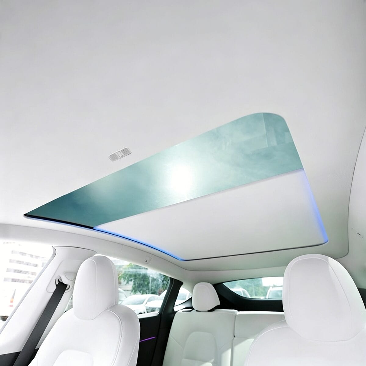 Tesla Model Y Electric Panoramic Roof Sunshade
