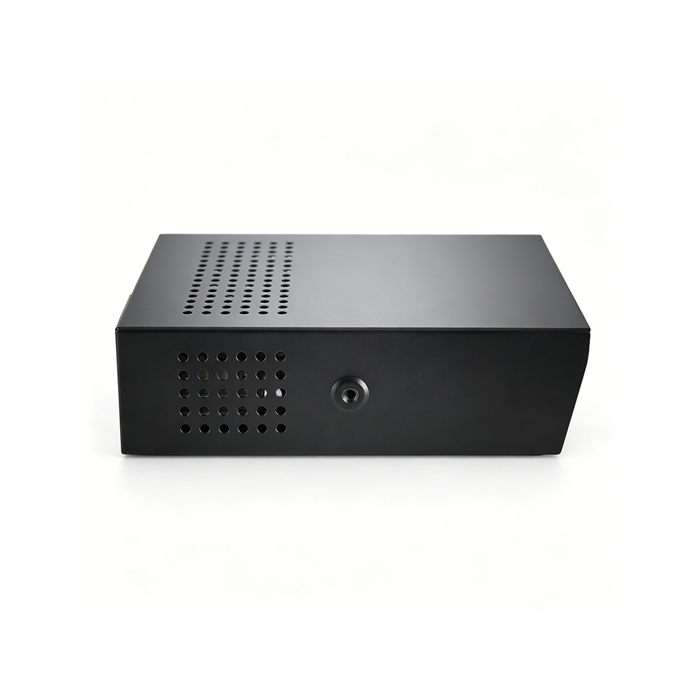 100w car siren amplifier aw-pa aegiswarn rugged metal housing enclosure rear view