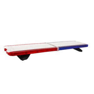 Red Blue LED Emergency Warning Lightbar, Full length side profile photo AW-815L Aegiswarn red blue warning lightbar