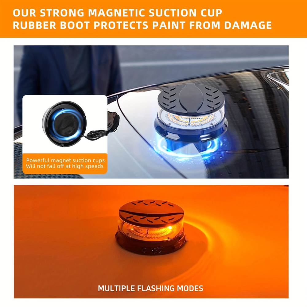 dual color beacon light magnetic strobe warning light AW-BL12 aegiswarn