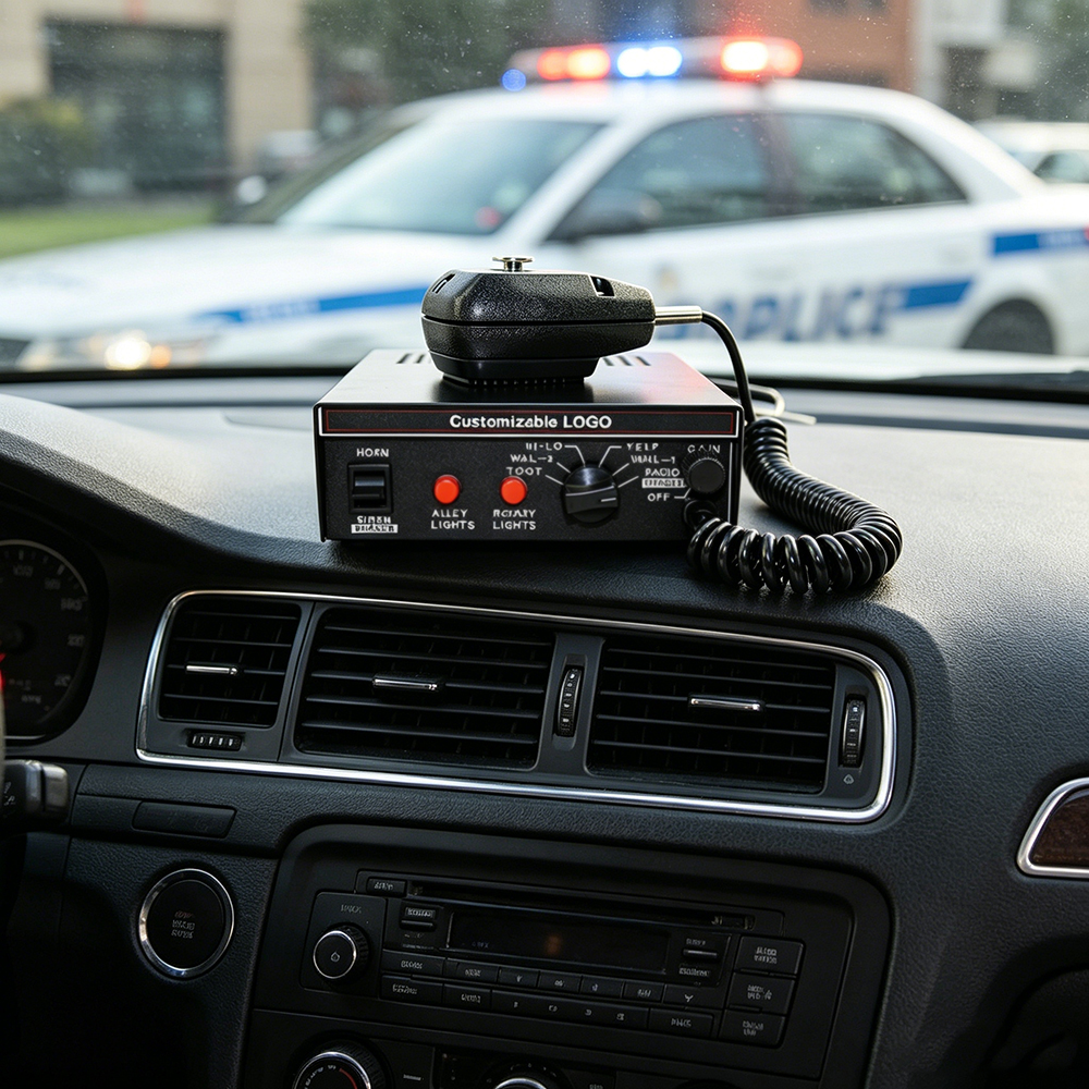 emergency vehicle siren aw-pa aegiswarn professional police vehicle interior
