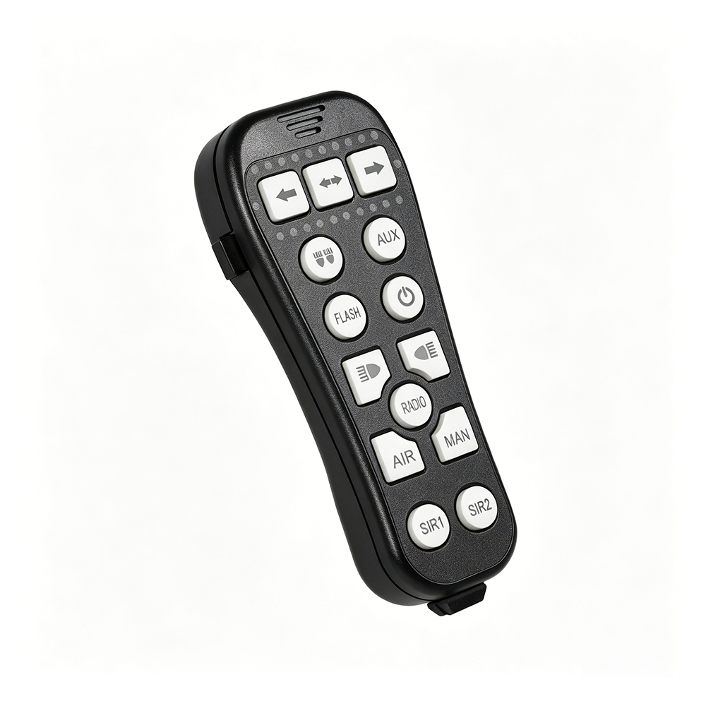 emergency vehicle sirens police siren AW-SR1 AegisWarn handheld controller side details