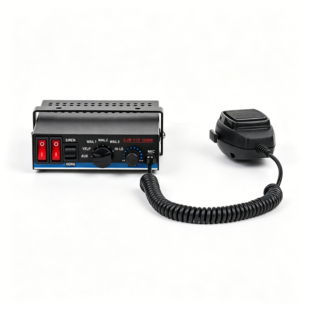 12v electronic horn amplifier car PA system controller aw-pf aegiswarn hardware bundle layout
