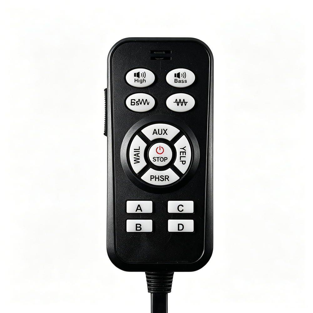 fire engine siren vehicle siren control box AW-SR21 AegisWarn black key matrix layout