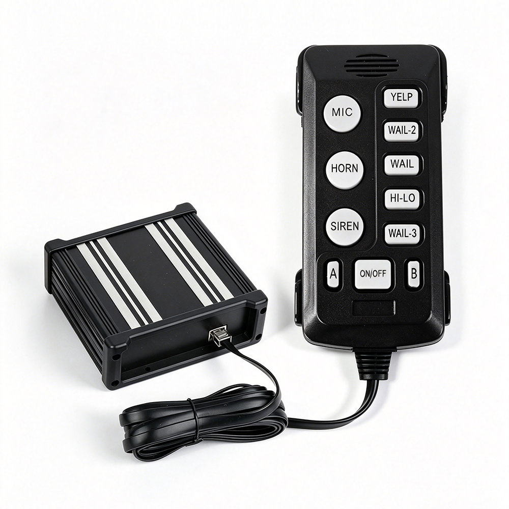 fire truck siren vehicle siren control box AW-SR4 AegisWarn extension stretch cable connection