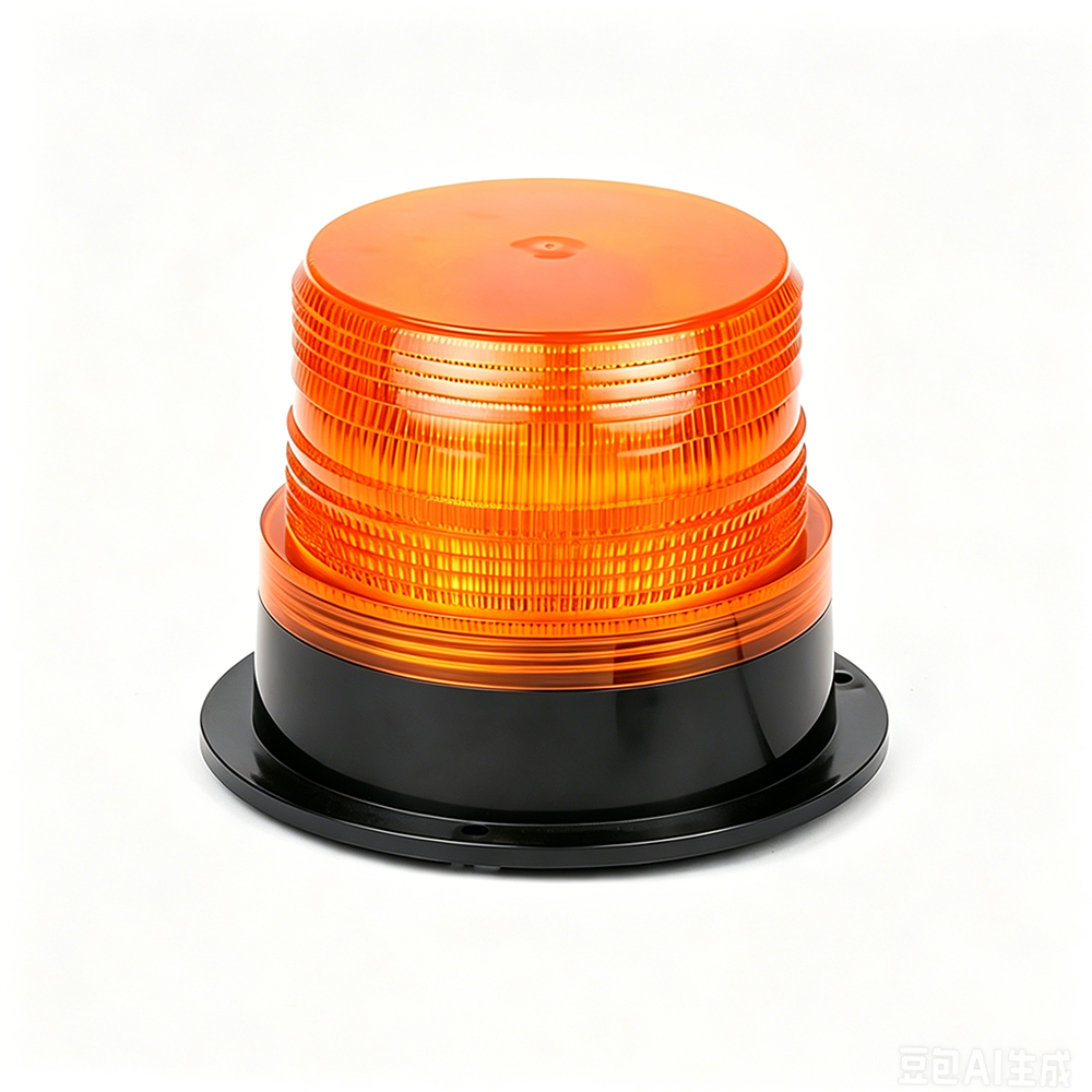 Hazard Warning Light Beacon Light AW-BL28 Aegiswarn Ribbed Lens Detail