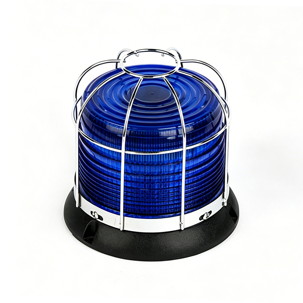 Industrial Beacon Light Cage-Protected Beacon Light AW-BL13A Aegiswarn Blue Front Main View