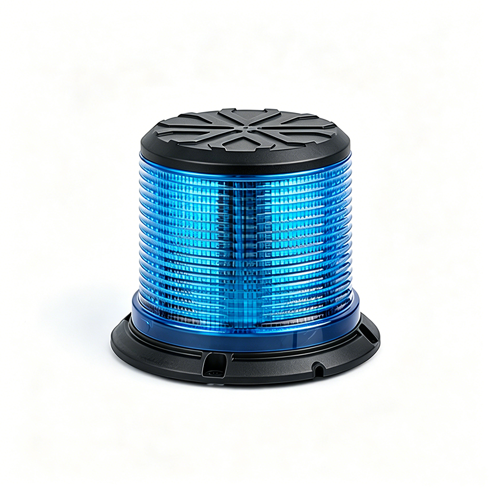 LED Beacon Light Emergency Warning Beacon AW-BL31 Aegiswarn Blue Front View