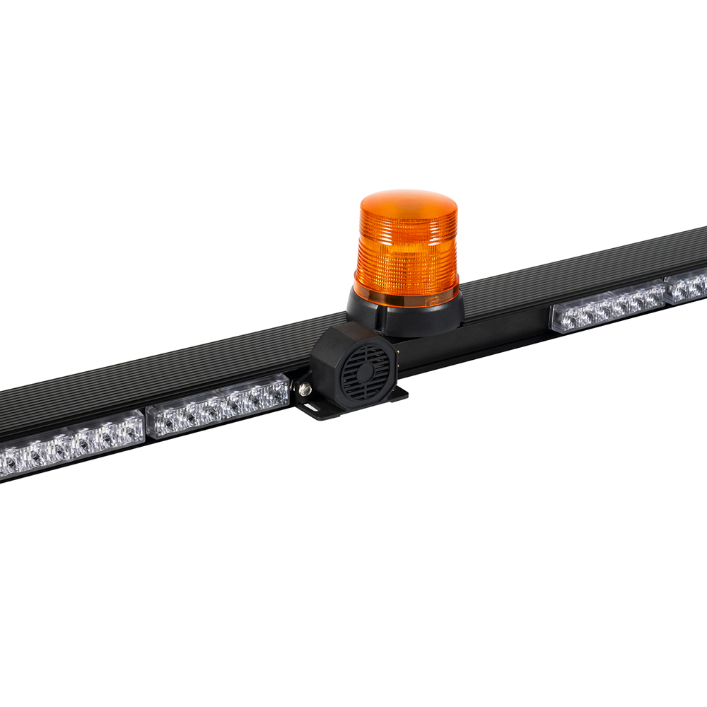 Mine Bar LED Rotating Beacon Light & Alarm Lightbar AW-1200L AegisWarn Adjustable Sliding Base Tracking Mount Bracket