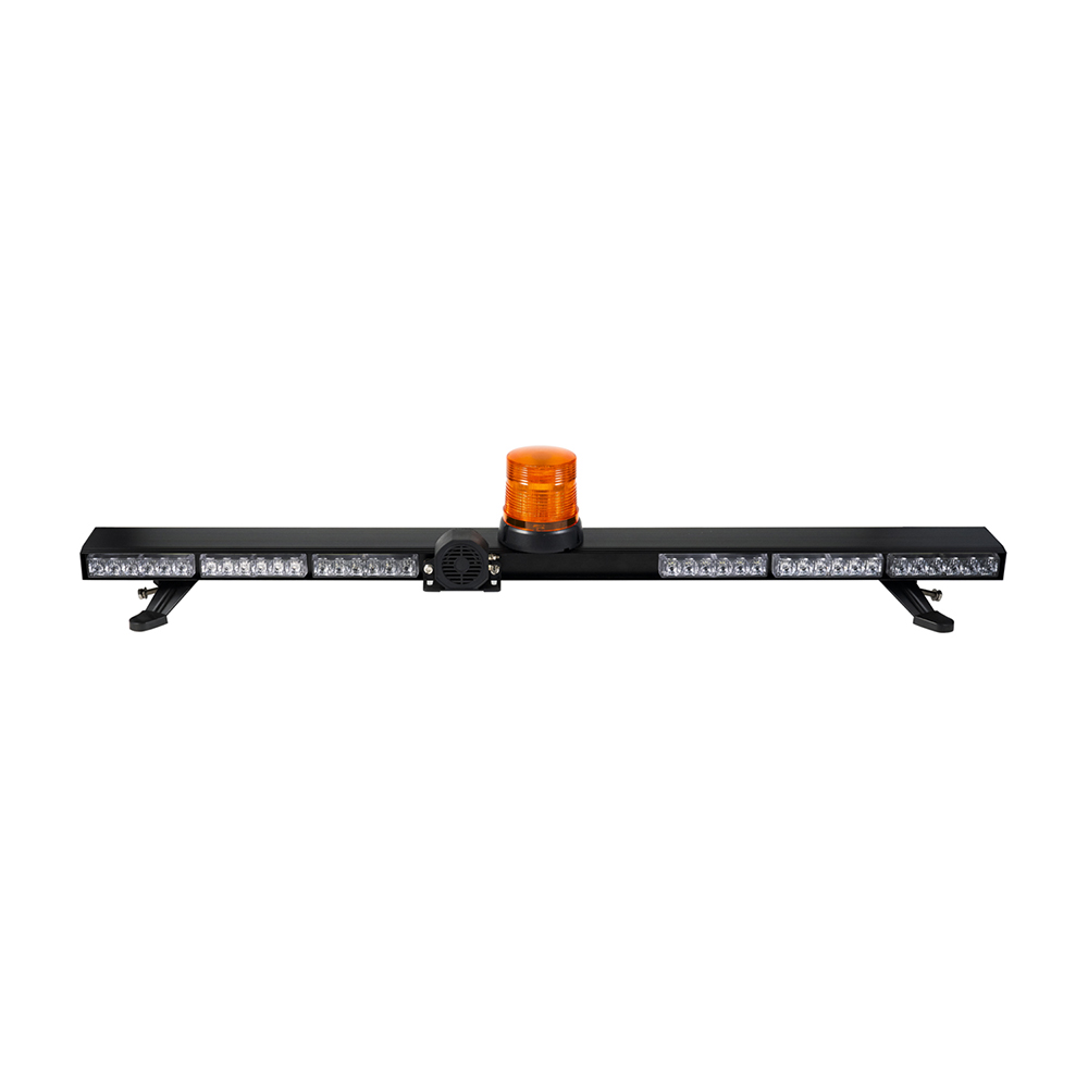 Mine Bar LED Rotating Beacon Light & Alarm Lightbar AW-1200L AegisWarn Factory Studio Isolated Main Product Presentation