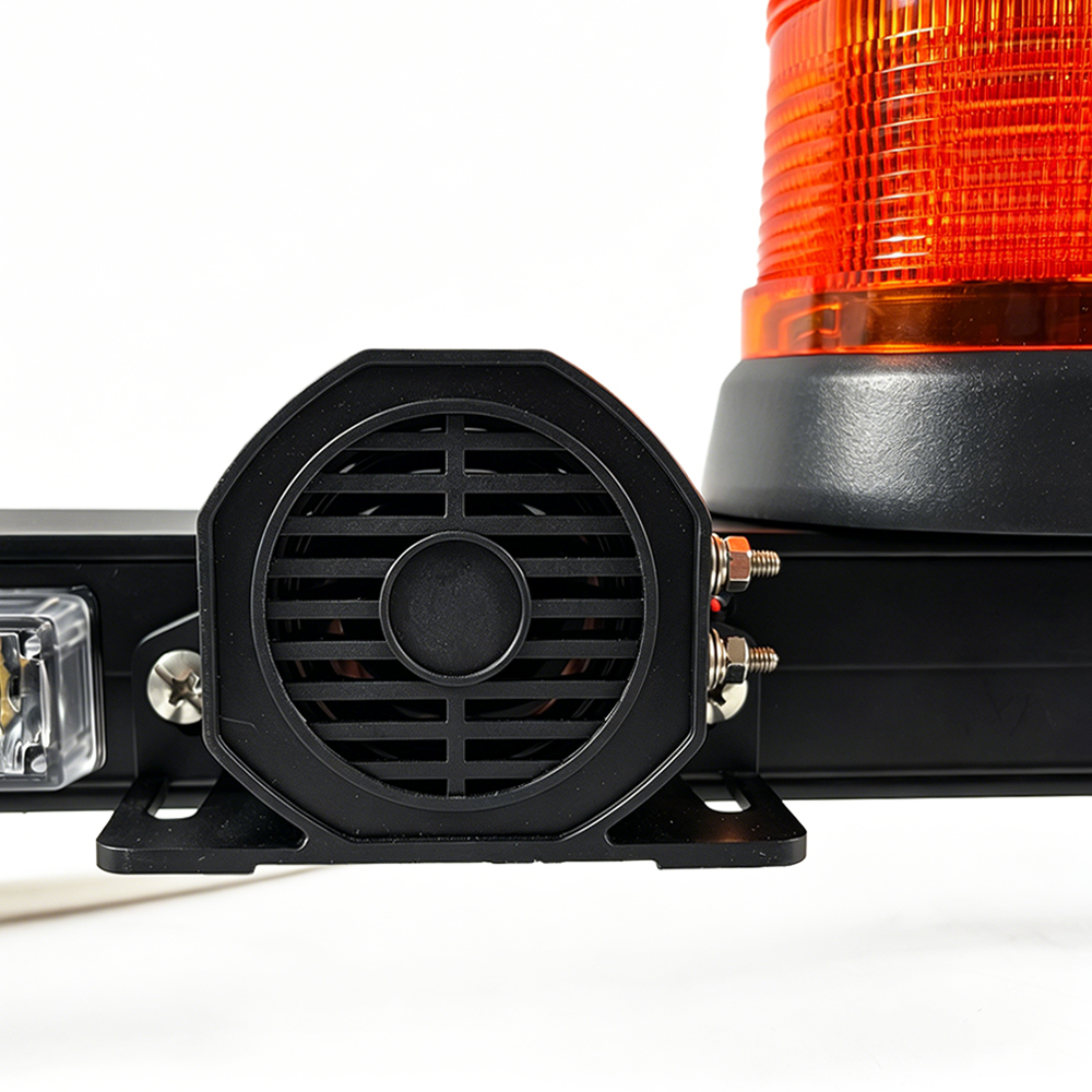 Mine Bar LED Rotating Beacon Light & Alarm Lightbar AW-1200L AegisWarn Integrated Waterproof Decibel Reverse Buzzer Alarm