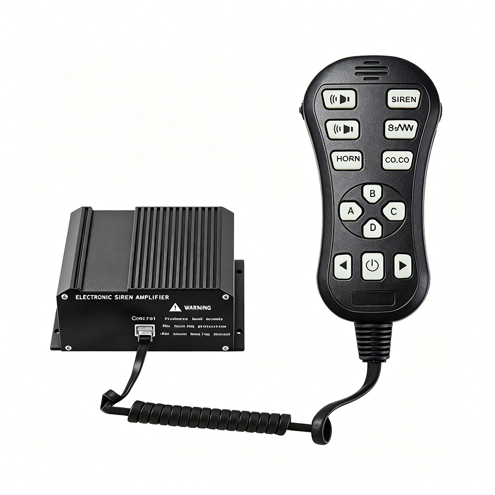 patrol car siren emergency vehicle sirens AW-SR20 AegisWarn complete amplifier and controller kit