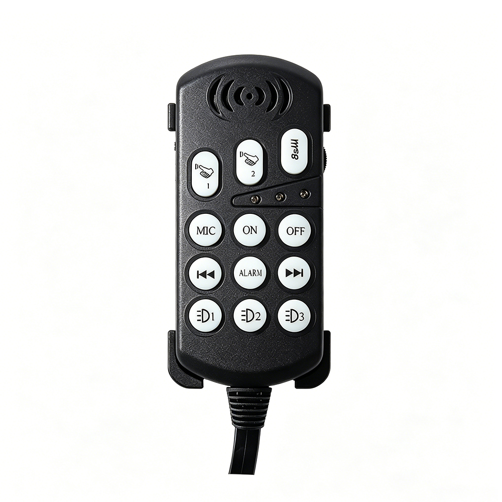 siren amplifier siren amplifier aw-sr8 aegiswarn intuitive layout handheld electronic remote pad buttons