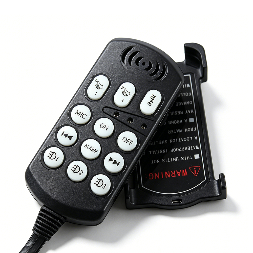siren amplifier siren amplifier aw-sr8 aegiswarn high mobility handheld device detaching from mounting bracket