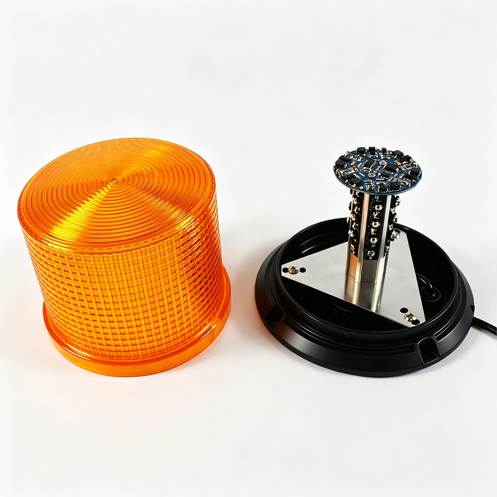 Strobe Beacon Light Emergency Warning Beacon AW-BL32 Aegiswarn Disassembled Lens Detail