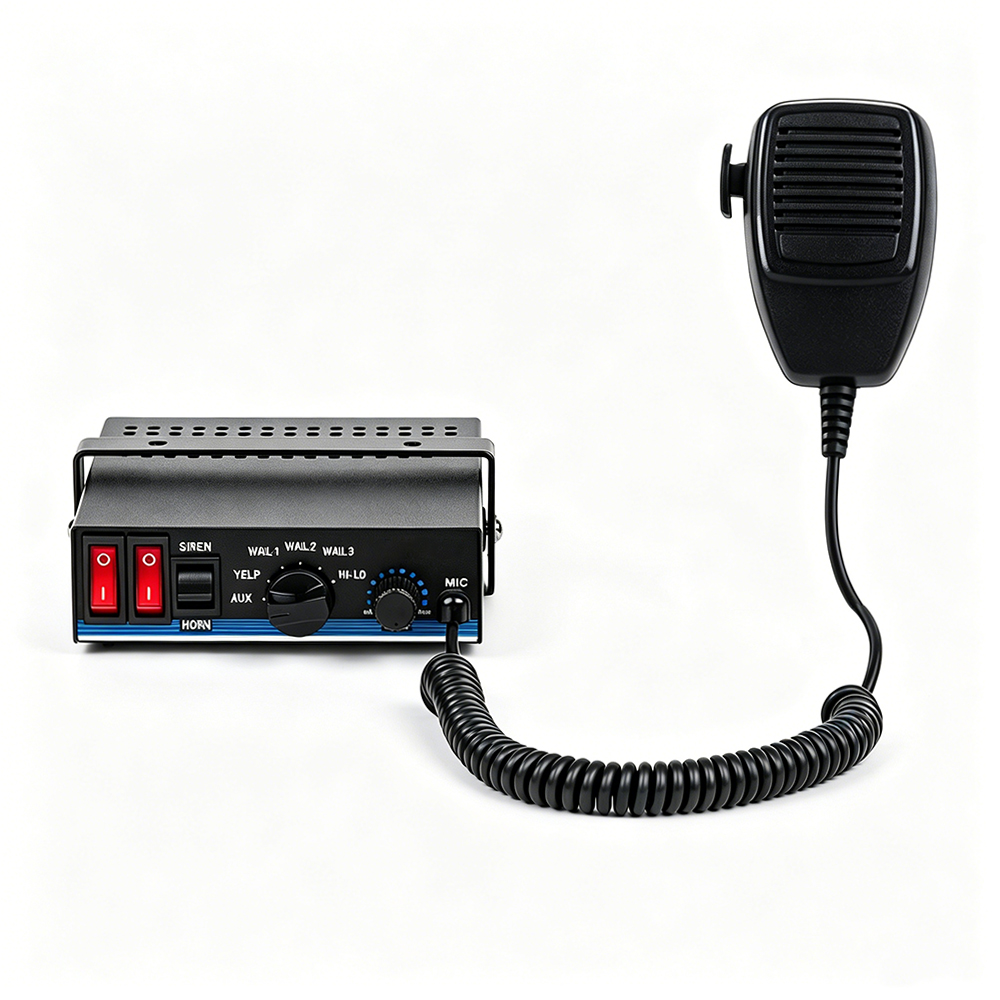 vehicle siren control box emergency vehicle switch box aw-pf aegiswarn main product bundle view
