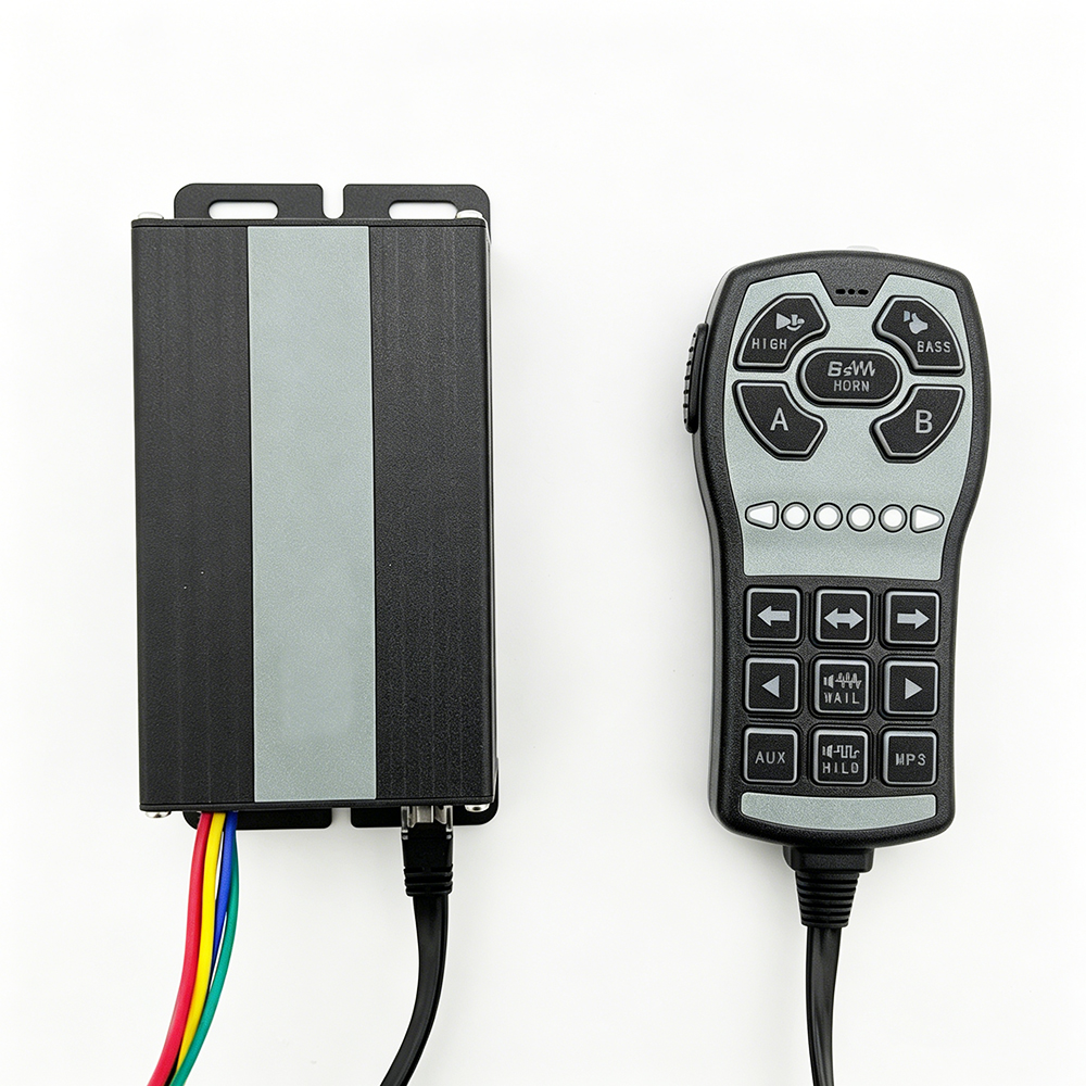 Handheld siren controller standard package components AW-SR23 AegisWarn