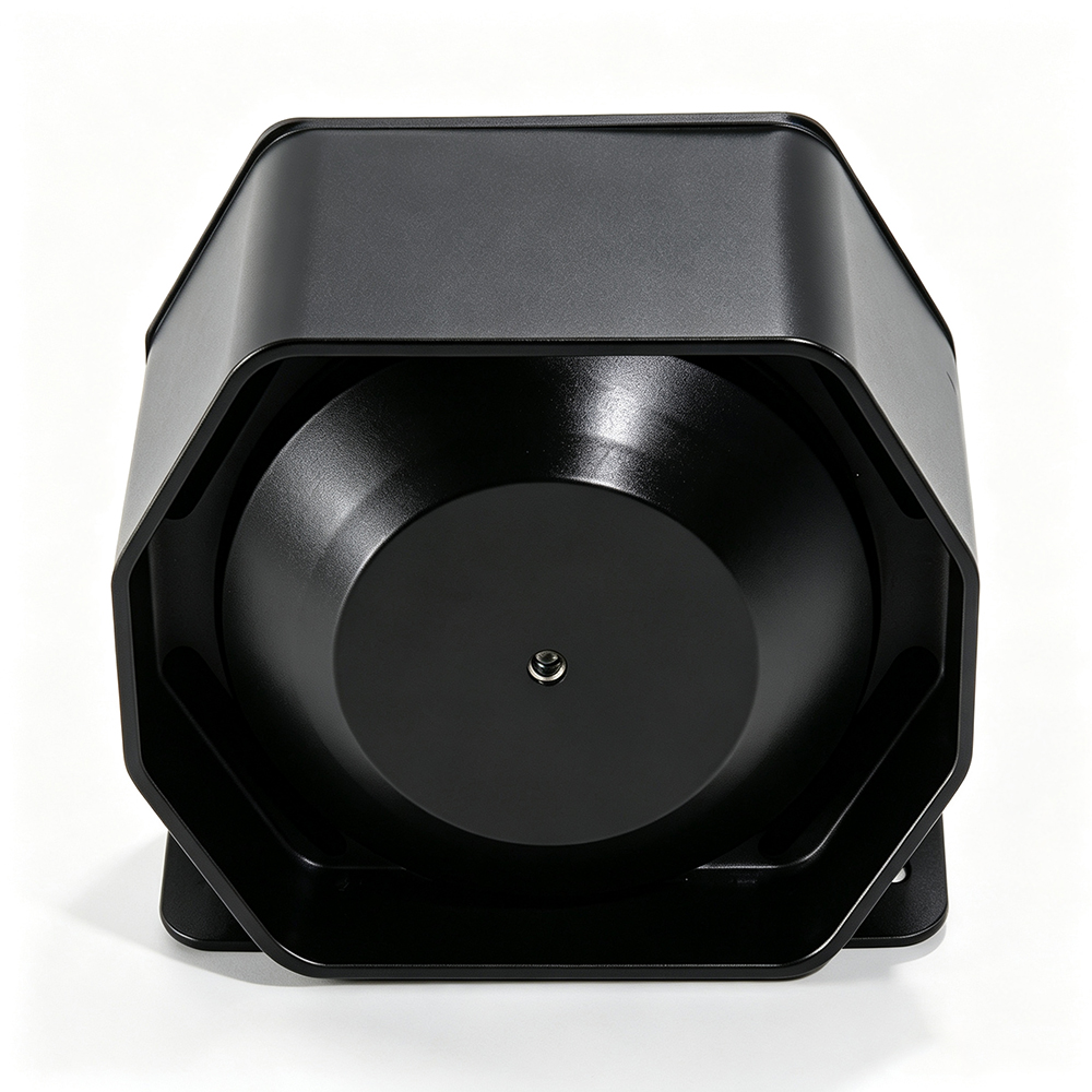 Police siren speaker close-up AW-SD Aegiswarn