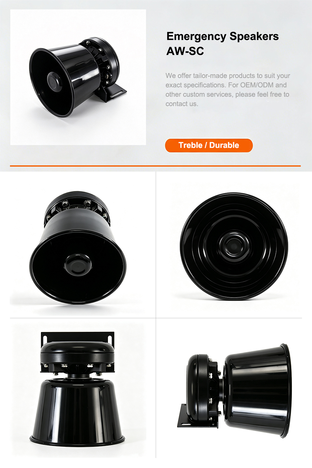 Siren Speaker For Car Car Siren Speaker AW-SC Aegiswarn