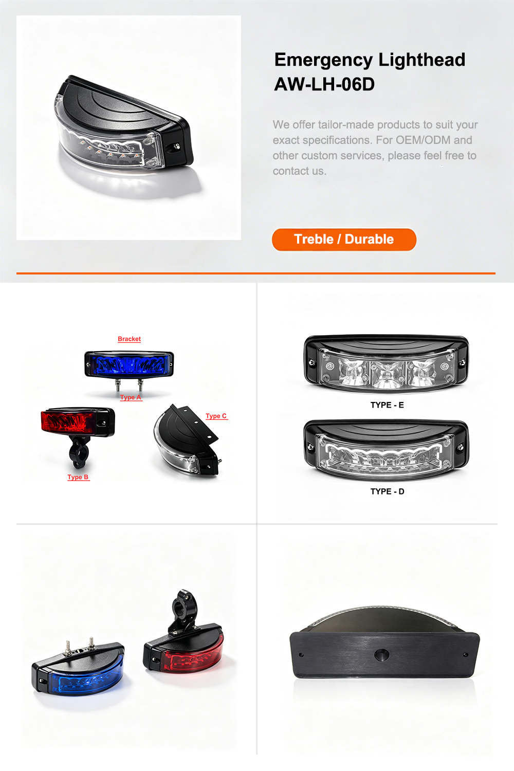 emergency lighthead Product Specification Features Banner AW-LH06D Aegiswarn