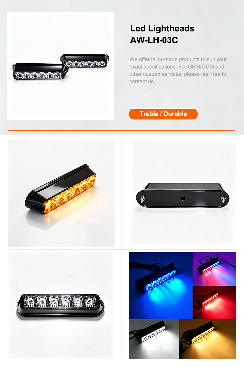 led lightheads Product Specifications Feature Overview AW-LH03C Aegiswarn
