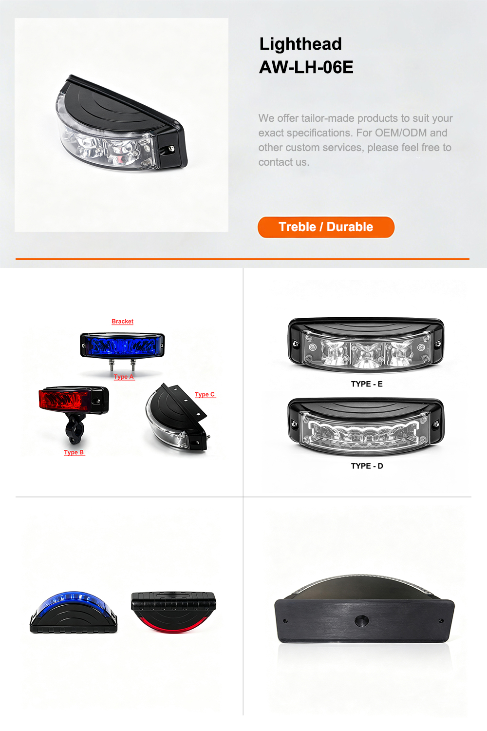 lighthead Product Specifications Overview Banner AW-LH06E Aegiswarn