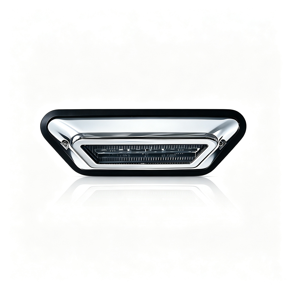 Surface Mount LED strobe lighthead clear lens front view AW-AEL11 Aegiswarn