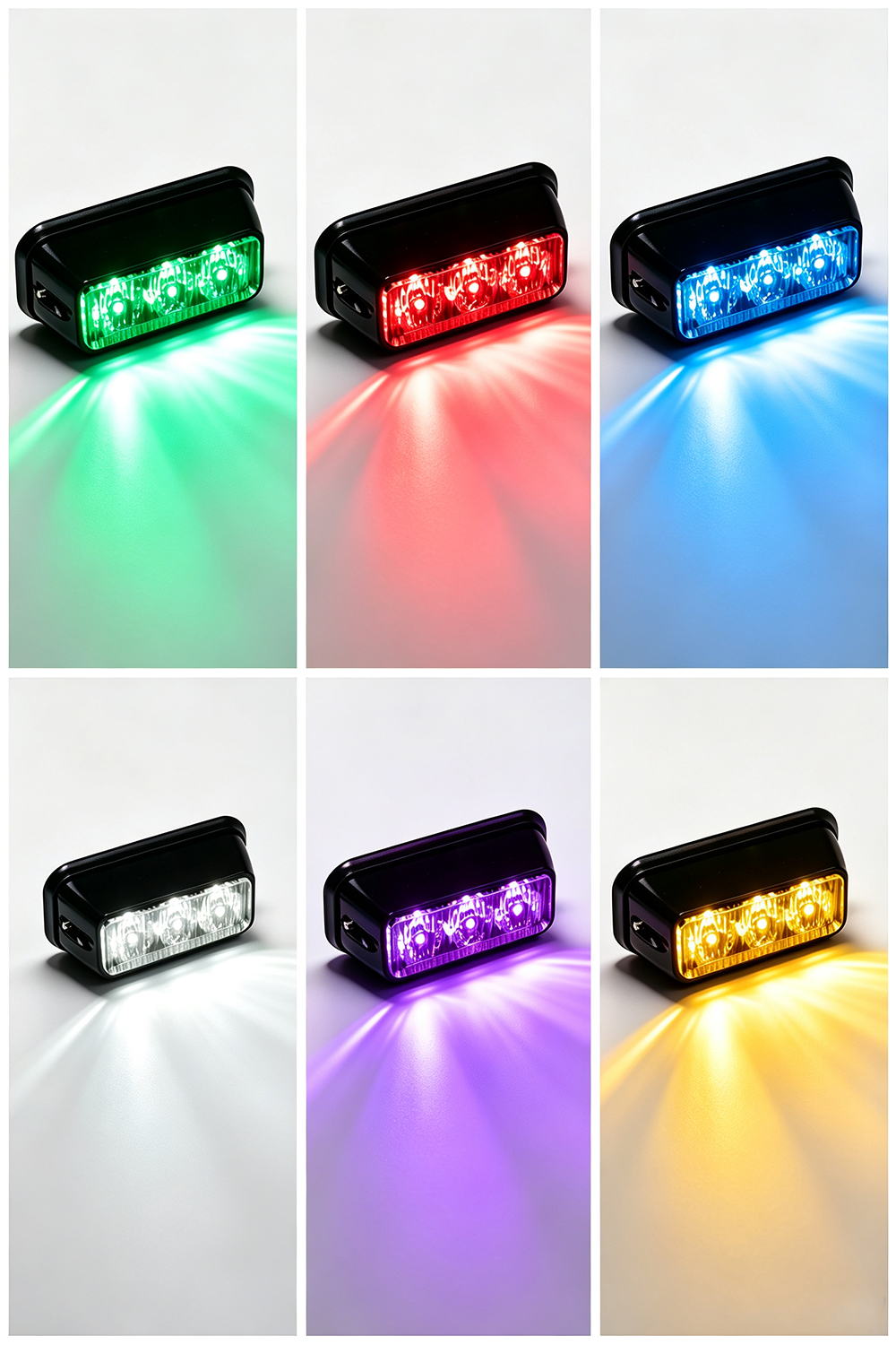 Surface Mount Strobe Lighthead Multi Color Emergency Light AW-LH01C AegisWarn