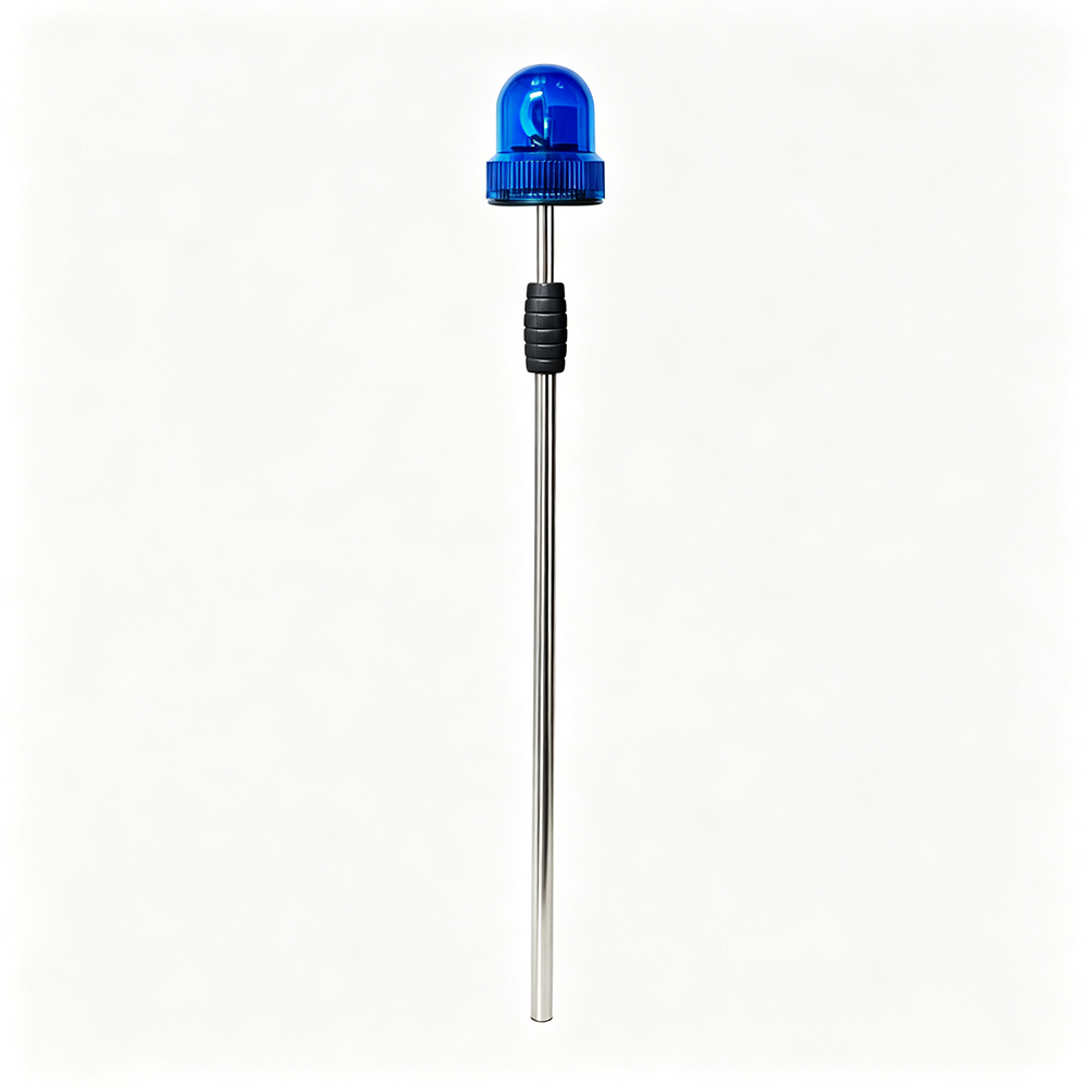 Motorcycle Light Pole Blue Halogen Police Lamp AW-TP03 Aegiswarn