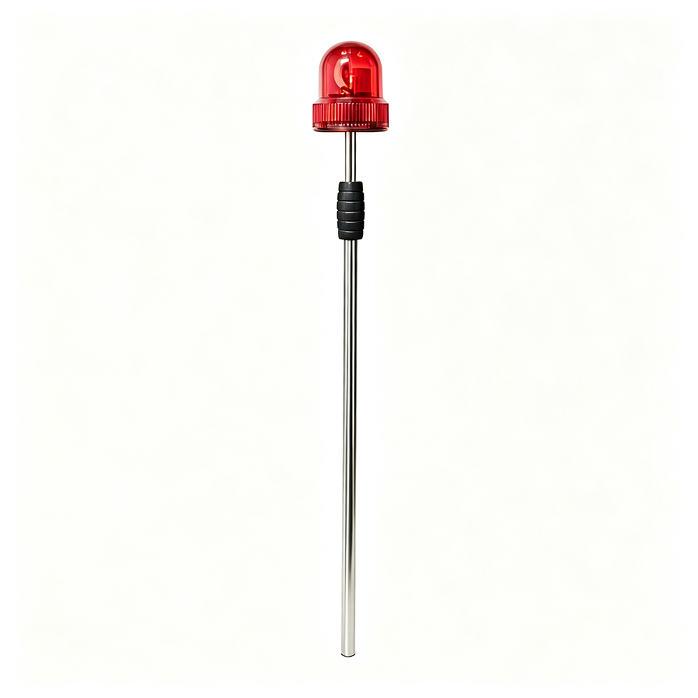 Motorcycle Light Pole Red Halogen Emergency Beacon AW-TP03 Aegiswarn