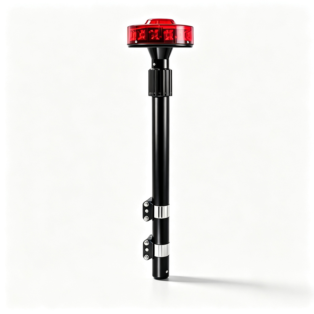 Motorcycle Pole Light Red LED Flashing AW-TP13 Aegiswarn