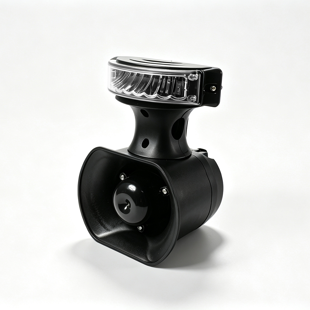 Motorcycle Police Siren with Strobe Light Loud Horn AW-MSS02 Aegiswarn