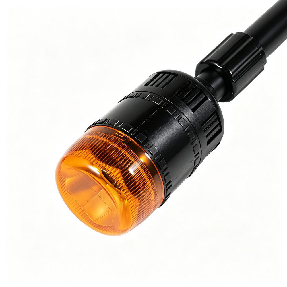 Motorcycle Rear Pole Light Amber Lens Speaker AW-TP16 Aegiswarn