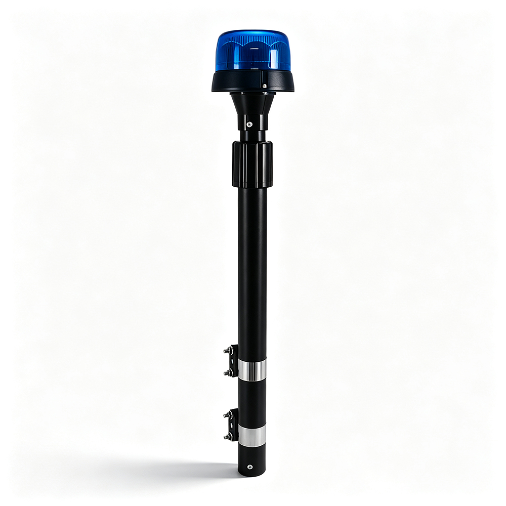 Police Motorcycle Lights Blue LED Warning Pole AW-TP07 Aegiswarn