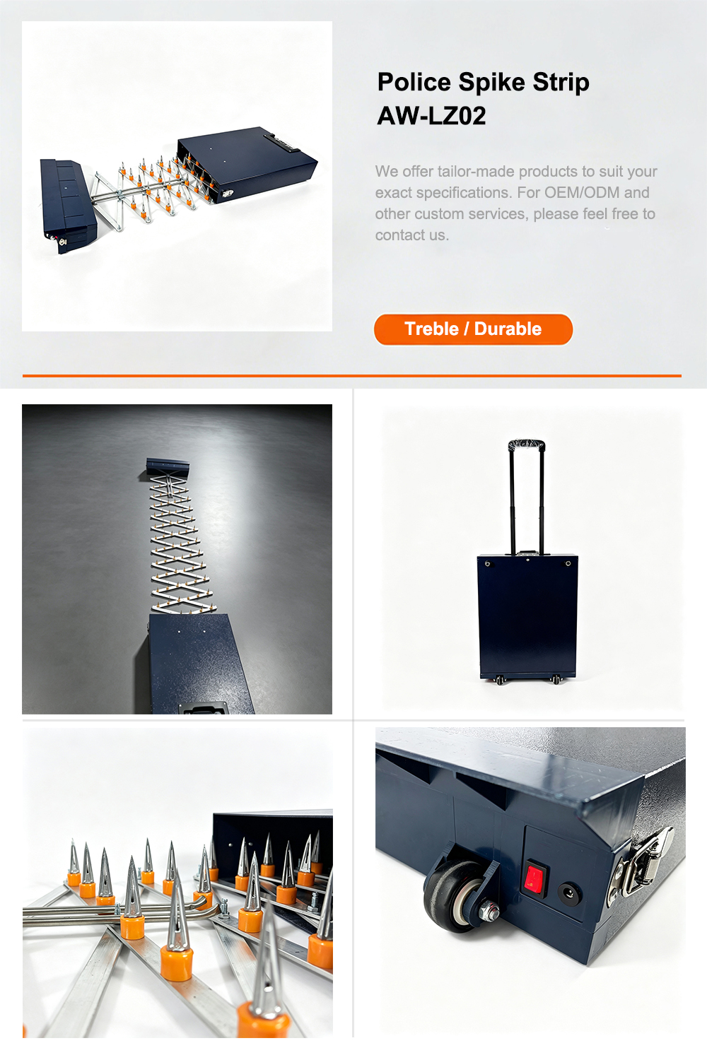 police spike strip detail page banner AW-LZ02 aegiswarn