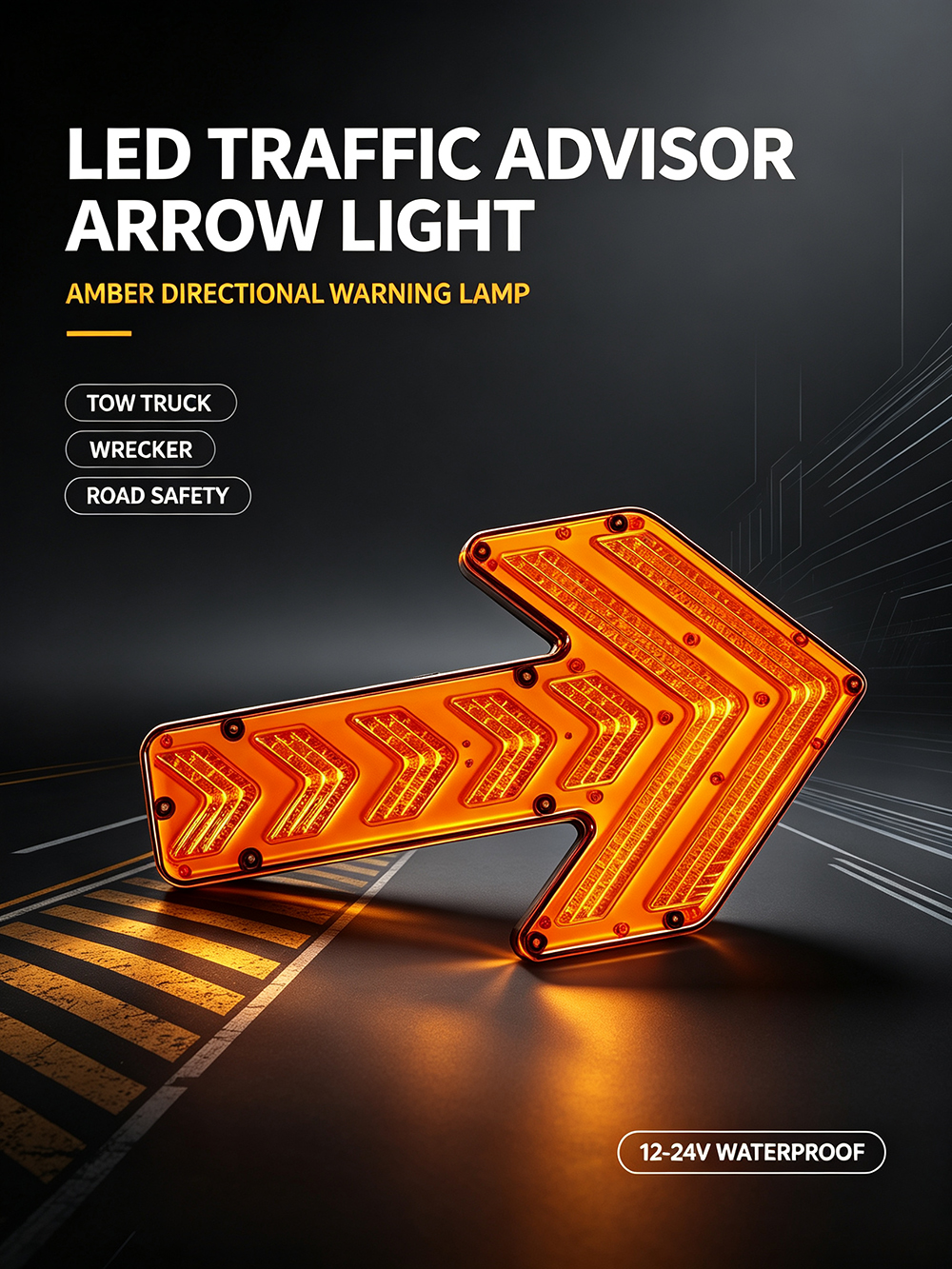 Arrow Light Bar LED Traffic Advisor Banner Two AW-AL01 Aegiswarn