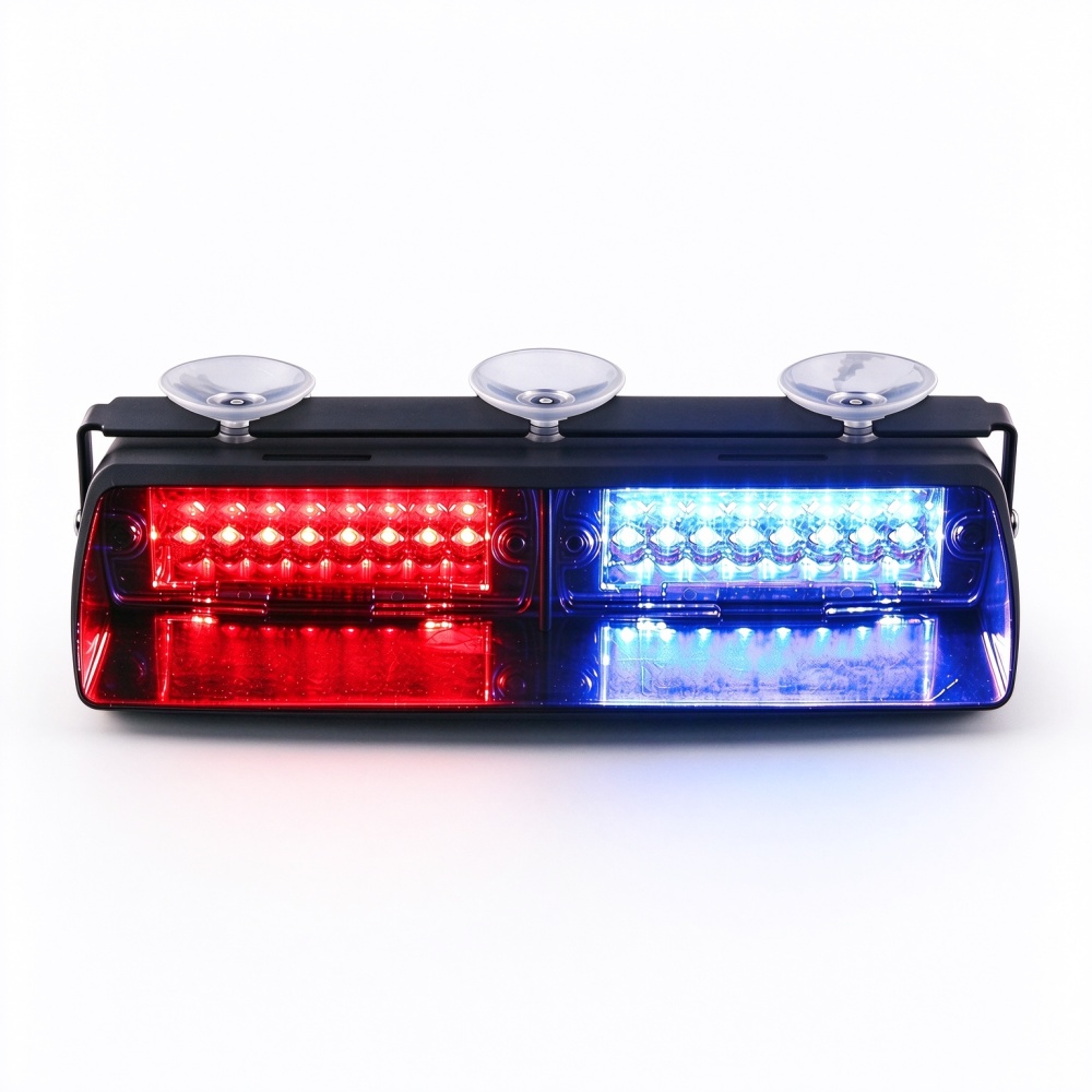 Dash Strobe Light Police Emergency Warning Light Red Blue Flashing AW-DV01 Aegiswarn