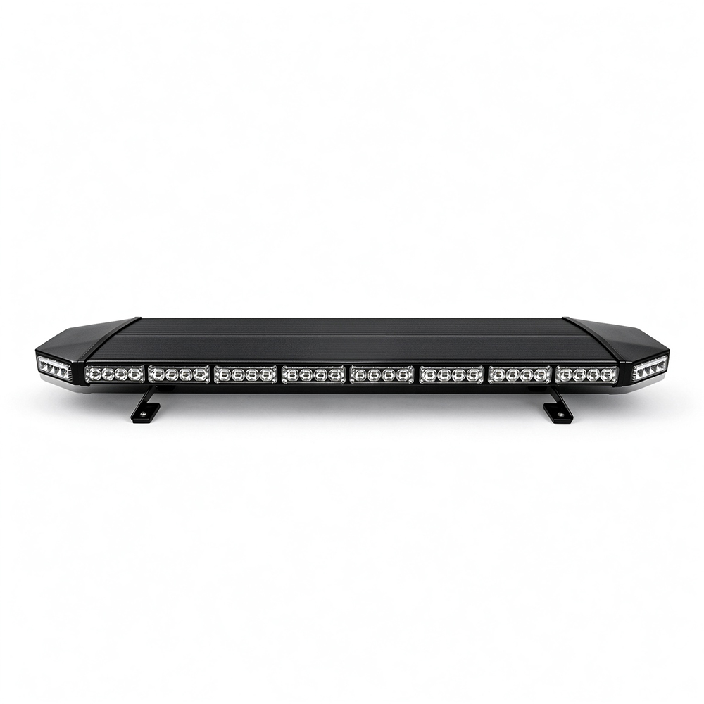 Strobe Light Bar Emergency Lightbar Black Front View AW-LB901 Aegiswarn
