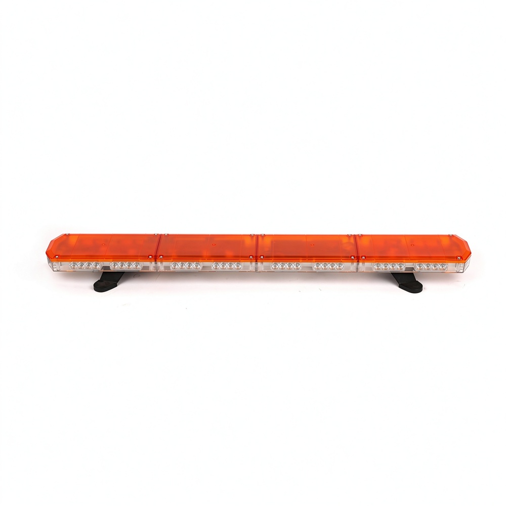 Thin Lightbar Emergency Warning Light Bar Amber Front Profile AW-LB812 Aegiswarn